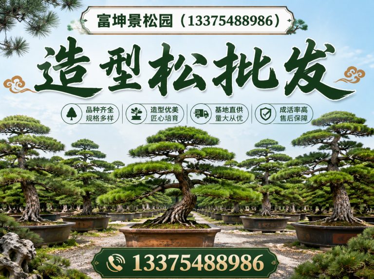 东平县景观松直销展示图